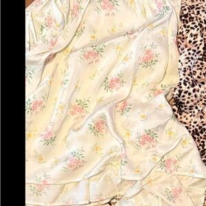 Floral and Leopard Print sleep shorts